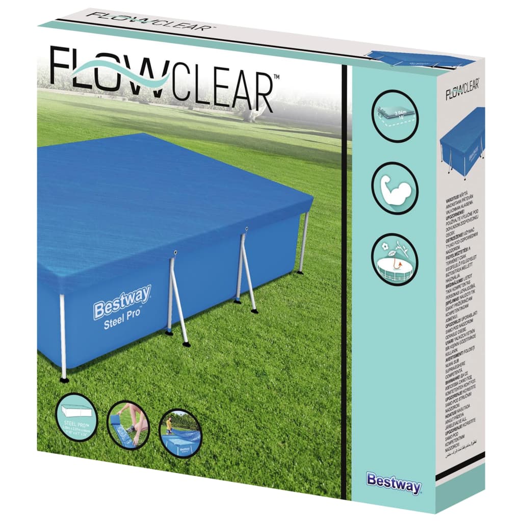 Bestway Flowclear Zwembadhoes 304x205x66 cm Zwembadhoezen & grondzeilen | Creëer jouw Trendy Thuis | Gratis bezorgd & Retour | Trendy.nl