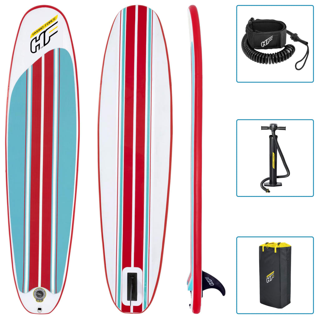 Bestway Hydro-Force Stand Up Paddleboard Compact Surf 8 243x57x7 cm Surfplanken | Creëer jouw Trendy Thuis | Gratis bezorgd & Retour | Trendy.nl