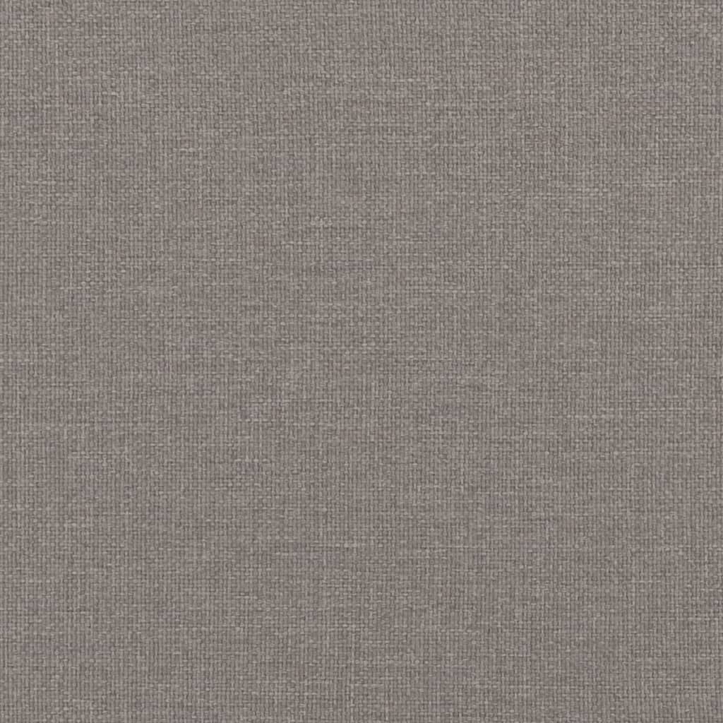 Tweezitsbank met sierkussens 120 cm stof taupe Banken | Creëer jouw Trendy Thuis | Gratis bezorgd & Retour | Trendy.nl