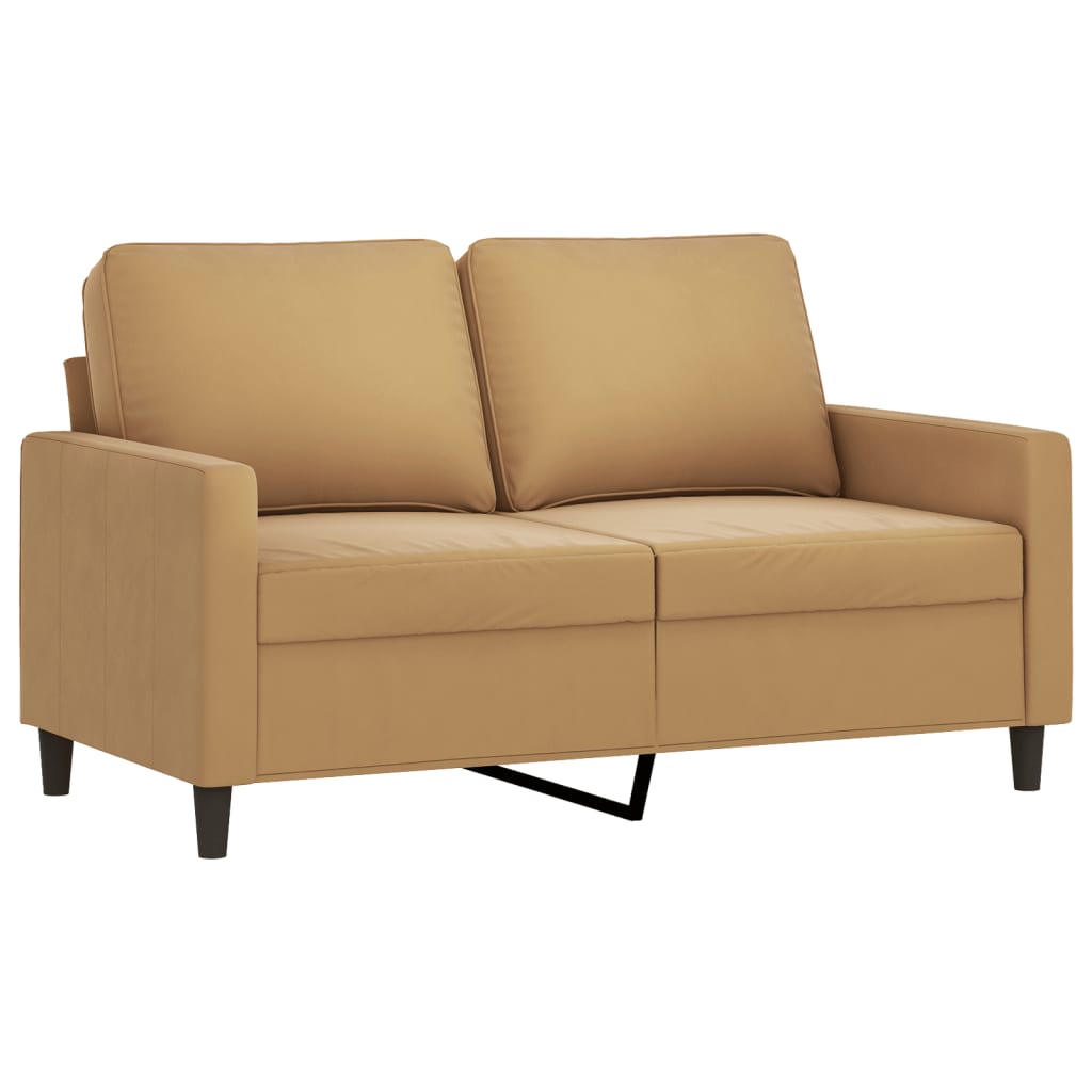 2-delige Loungeset met kussens fluweel bruin Banken | Creëer jouw Trendy Thuis | Gratis bezorgd & Retour | Trendy.nl