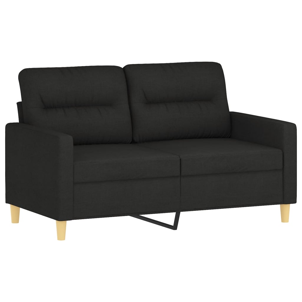 3-delige loungeset met kussens stof zwart Banken | Creëer jouw Trendy Thuis | Gratis bezorgd & Retour | Trendy.nl