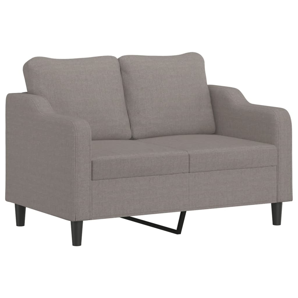 2-delige Loungeset met kussens stof taupe Banken | Creëer jouw Trendy Thuis | Gratis bezorgd & Retour | Trendy.nl