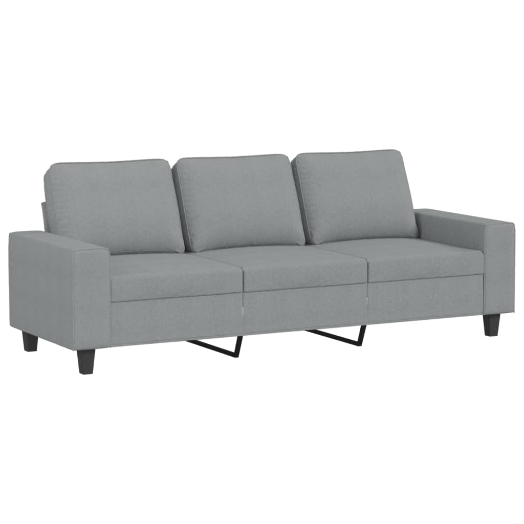 2-delige Loungeset stof lichtgrijs Banken | Creëer jouw Trendy Thuis | Gratis bezorgd & Retour | Trendy.nl