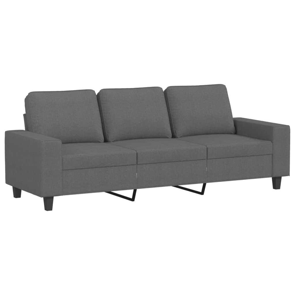 2-delige Loungeset stof donkergrijs Banken | Creëer jouw Trendy Thuis | Gratis bezorgd & Retour | Trendy.nl