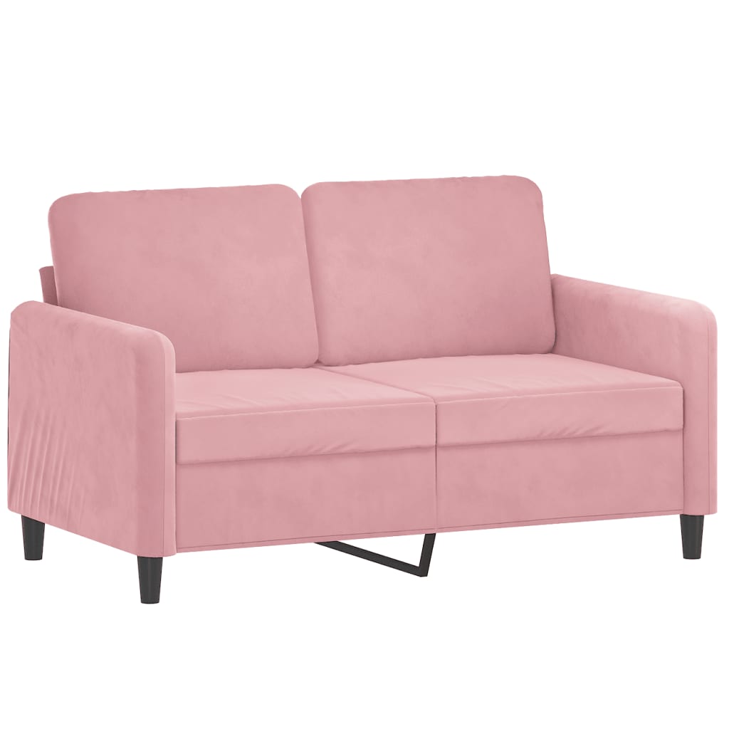 2-delige Loungeset fluweel roze