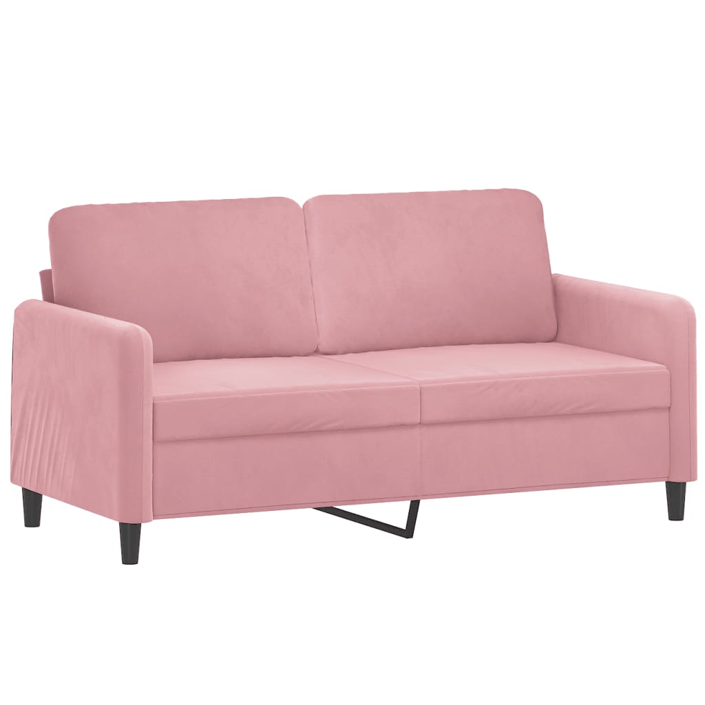 2-delige Loungeset fluweel roze