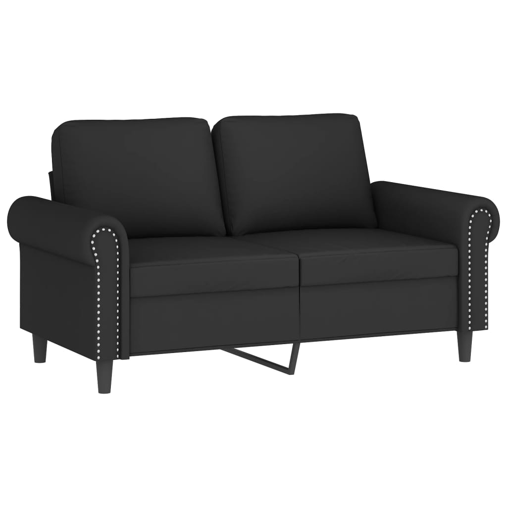 2-delige Loungeset met kussens fluweel zwart Banken | Creëer jouw Trendy Thuis | Gratis bezorgd & Retour | Trendy.nl