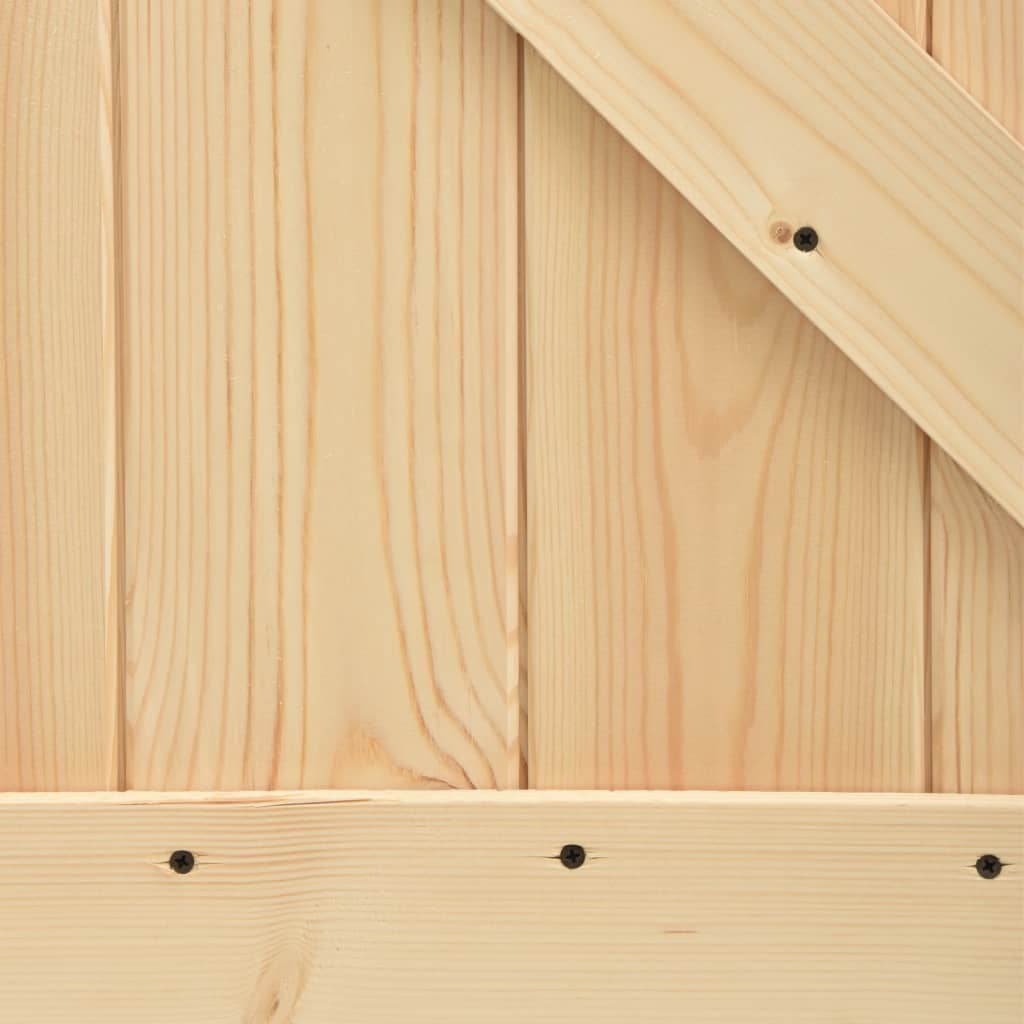 Schuifdeur met beslag 100x210 cm massief grenenhout Deuren | Creëer jouw Trendy Thuis | Gratis bezorgd & Retour | Trendy.nl