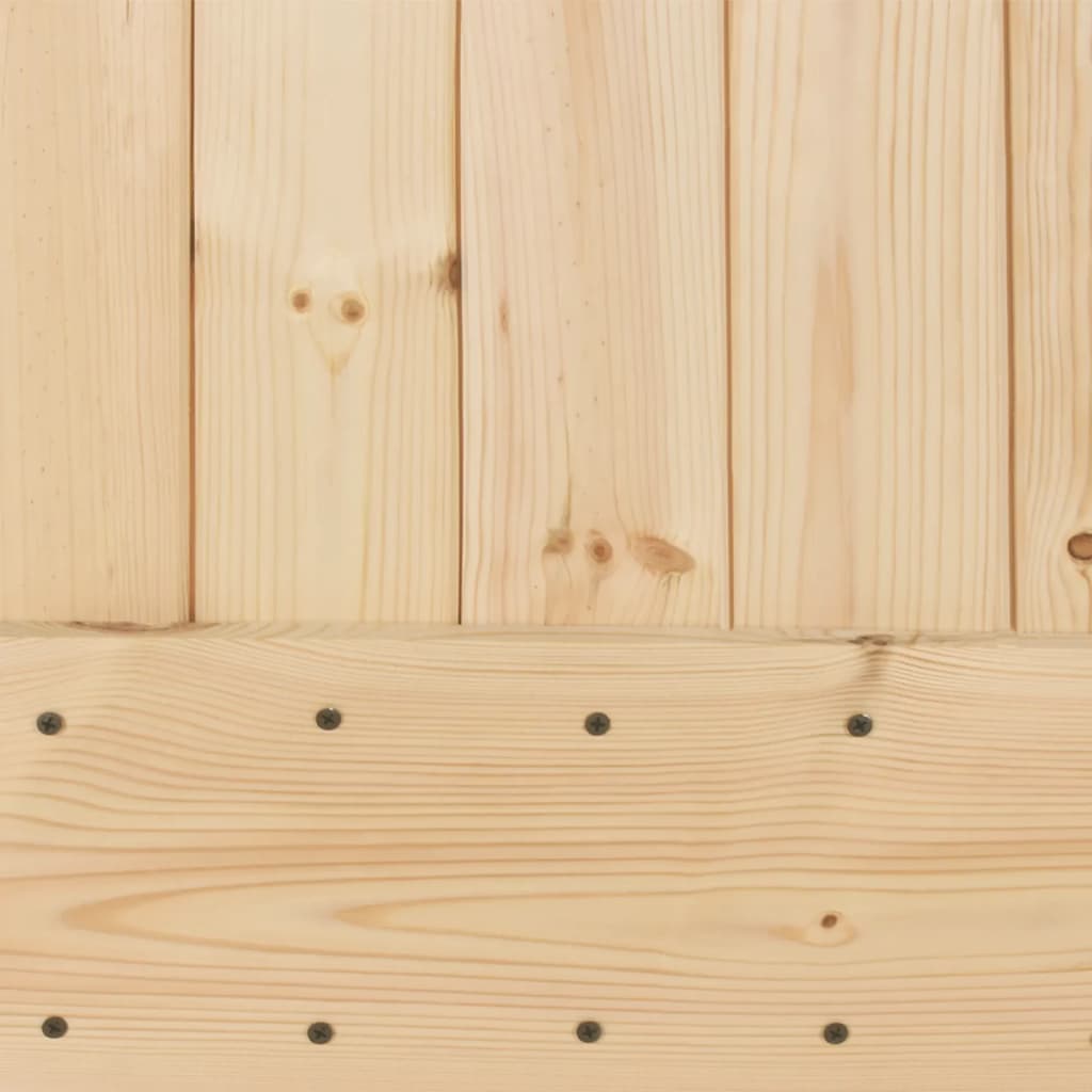 Schuifdeur met beslag 100x210 cm massief grenenhout