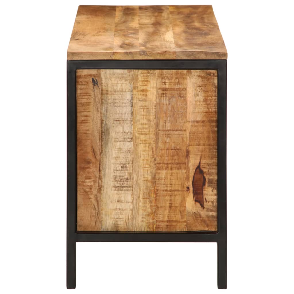 Schoenenbankje 110x35x51 cm massief mangohout Schoenenrekken | Creëer jouw Trendy Thuis | Gratis bezorgd & Retour | Trendy.nl