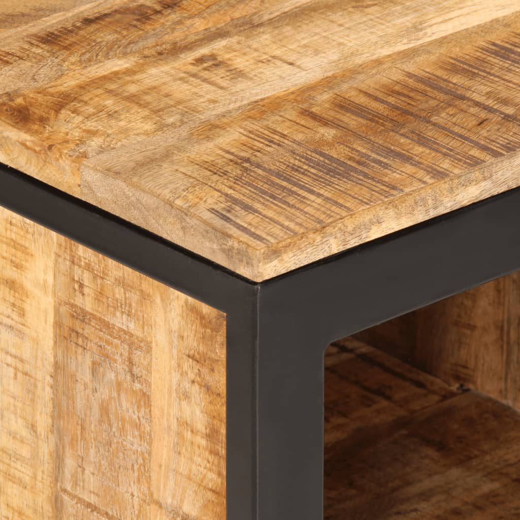 Schoenenbankje 110x35x51 cm massief mangohout Schoenenrekken | Creëer jouw Trendy Thuis | Gratis bezorgd & Retour | Trendy.nl