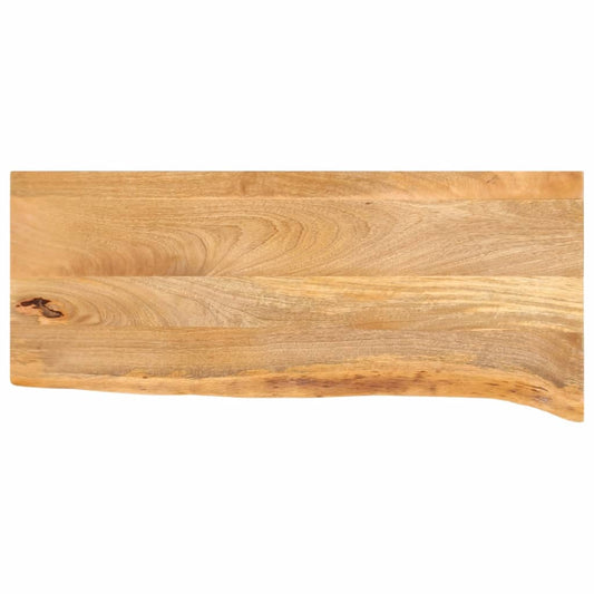 Tafelblad met natuurlijke rand 70x40x2,5 cm massief mangohout