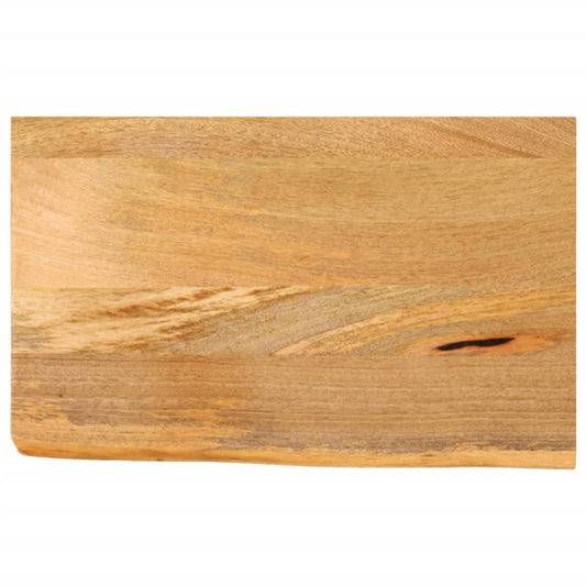 Tafelblad met natuurlijke rand 50x20x3,8 cm massief mangohout