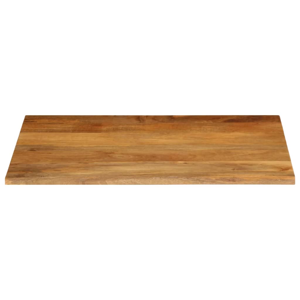 Tafelblad met natuurlijke rand 100x80x3,8 cm massief mangohout