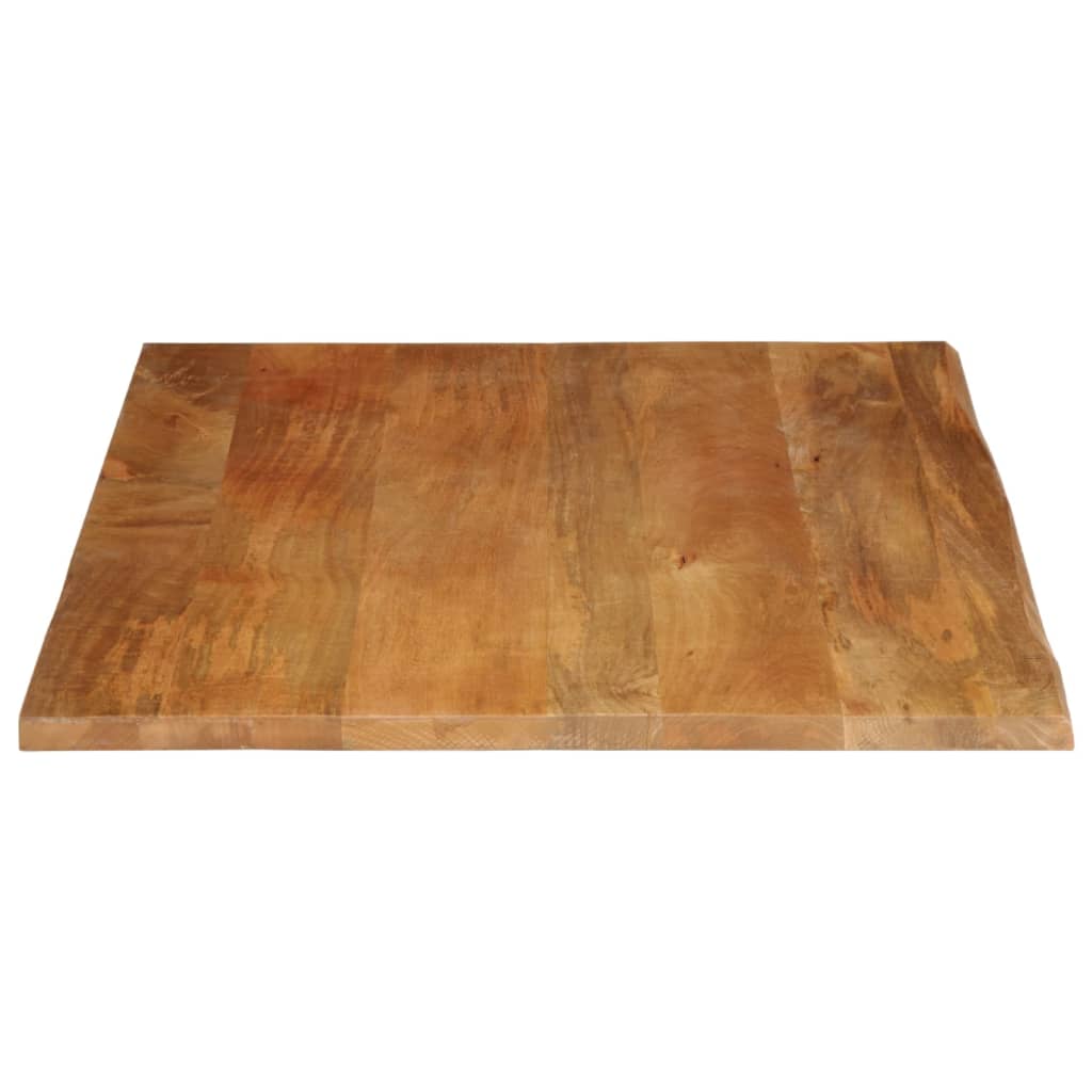 Tafelblad met natuurlijke rand 100x80x3,8 cm massief mangohout