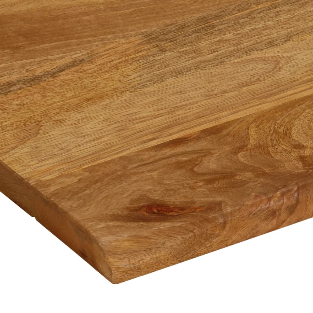 Tafelblad met natuurlijke rand 100x80x3,8 cm massief mangohout