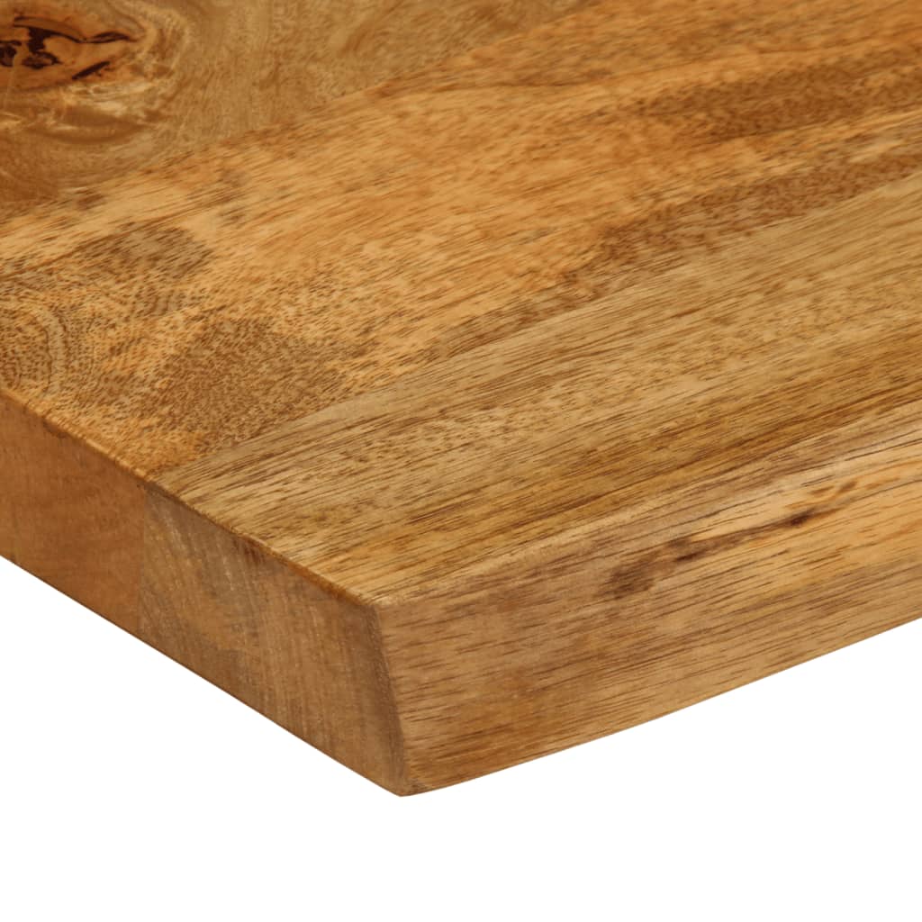 Tafelblad met natuurlijke rand 80x60x2,5 cm massief mangohout