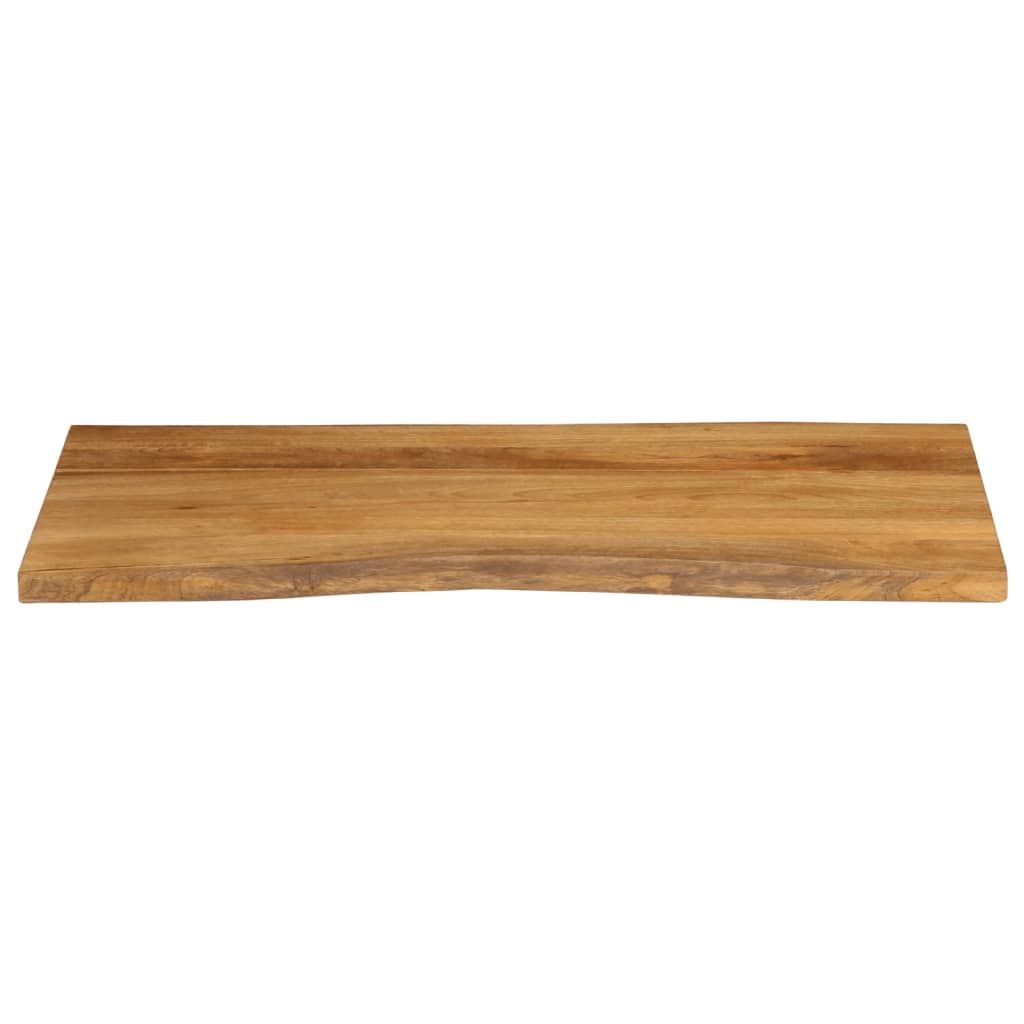 Tafelblad met natuurlijke rand 110x60x2,5 cm massief mangohout