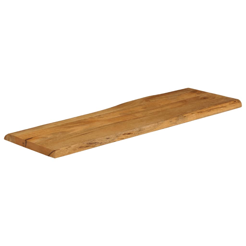 Tafelblad met natuurlijke rand 110x40x3,8 cm massief mangohout