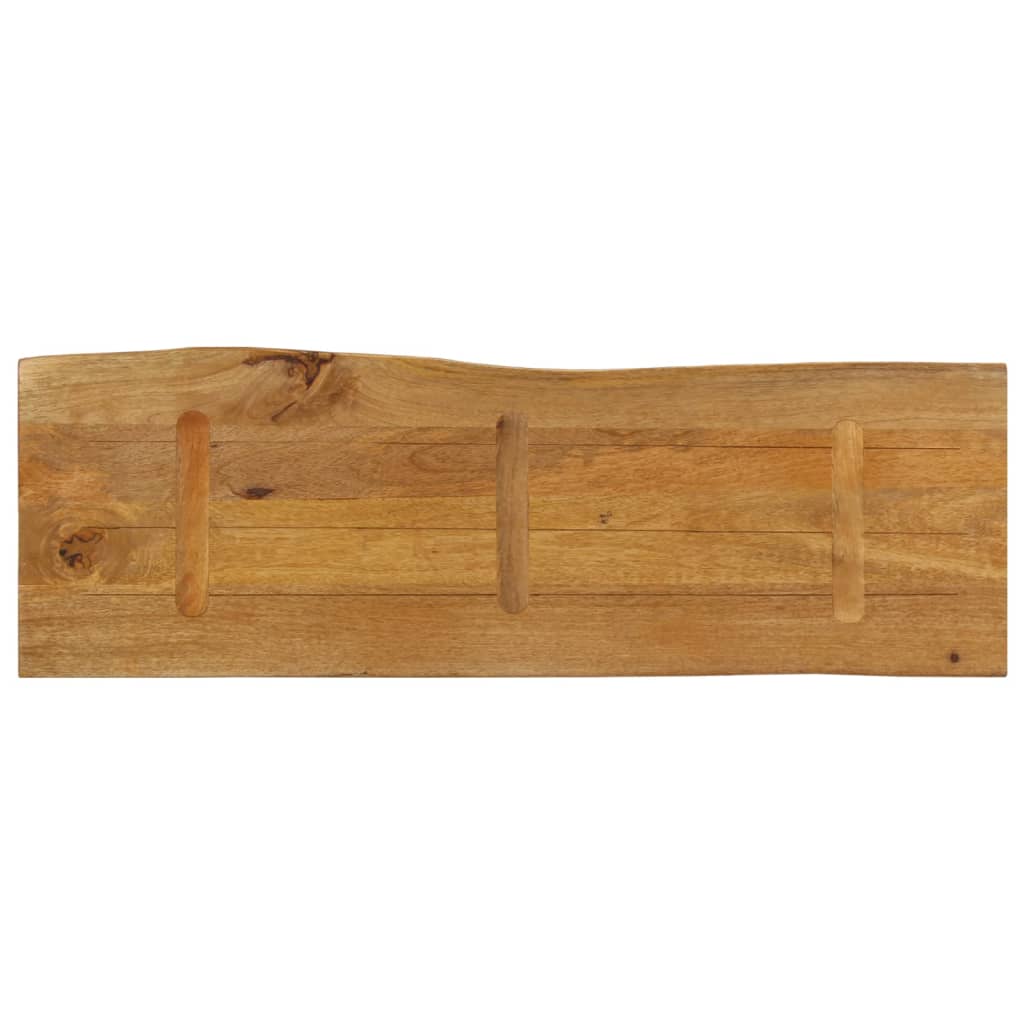 Tafelblad met natuurlijke rand 110x40x3,8 cm massief mangohout