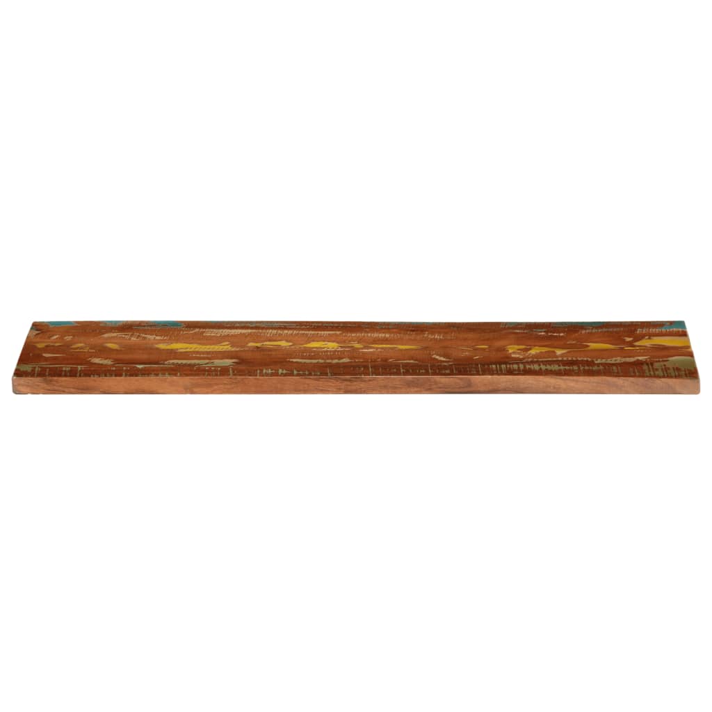 Tafelblad rechthoekig 120x30x3,8 cm massief gerecycled hout