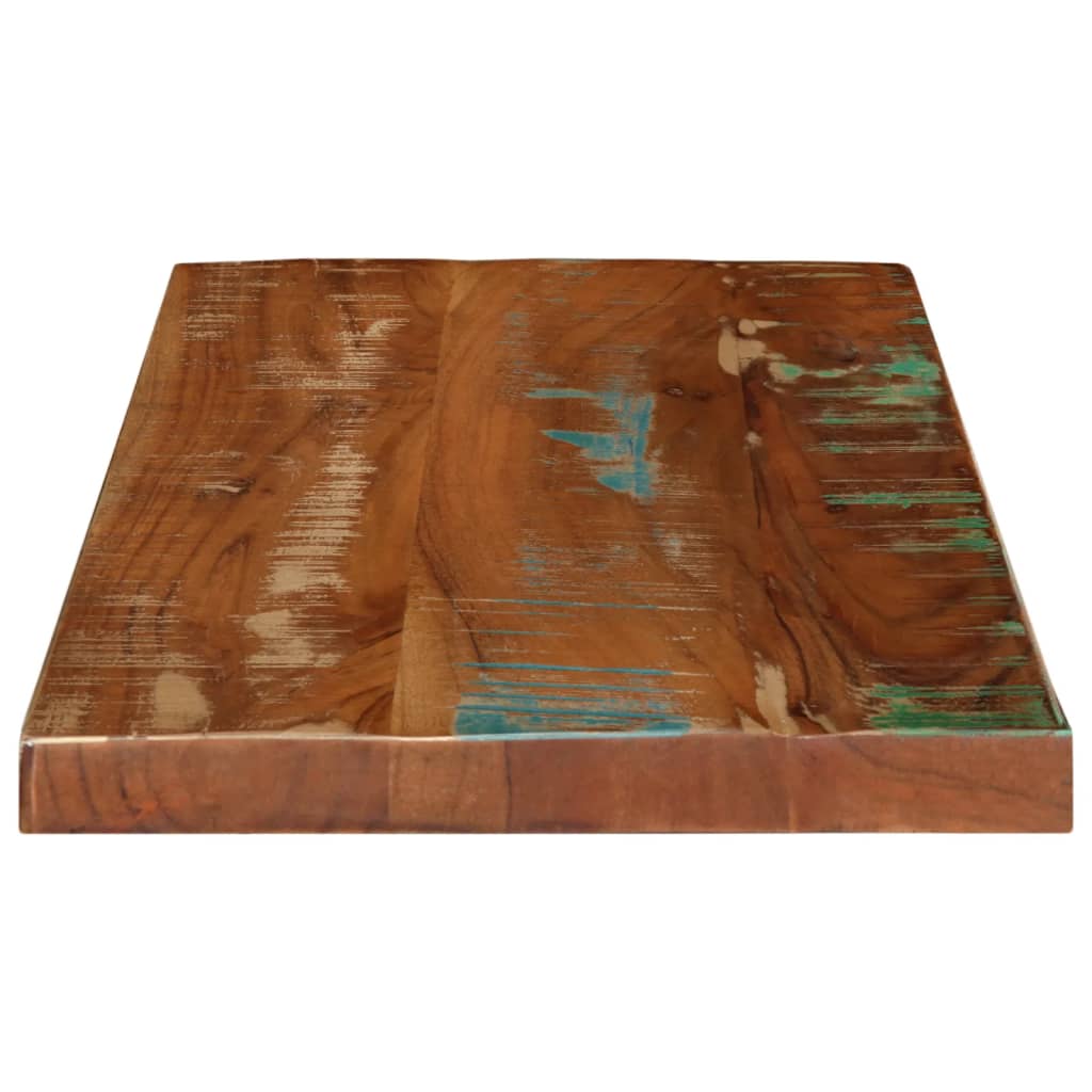 Tafelblad rechthoekig 60x40x3,8 cm massief gerecycled hout