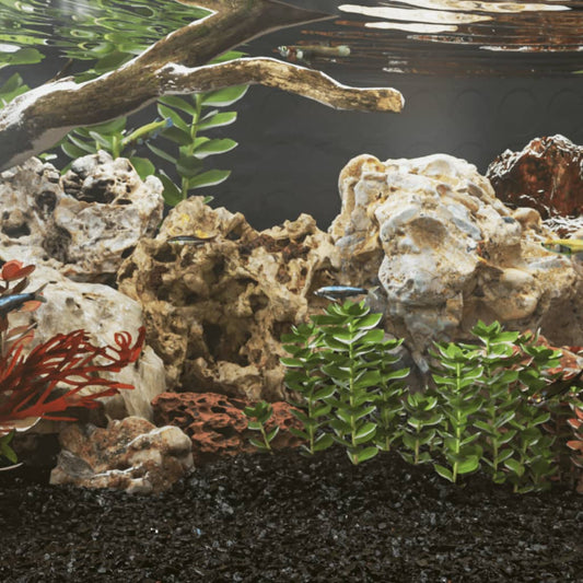 Drakenstenen gemende kleur 10 kg 10-30 cm Aquariumdecoratie | Creëer jouw Trendy Thuis | Gratis bezorgd & Retour | Trendy.nl
