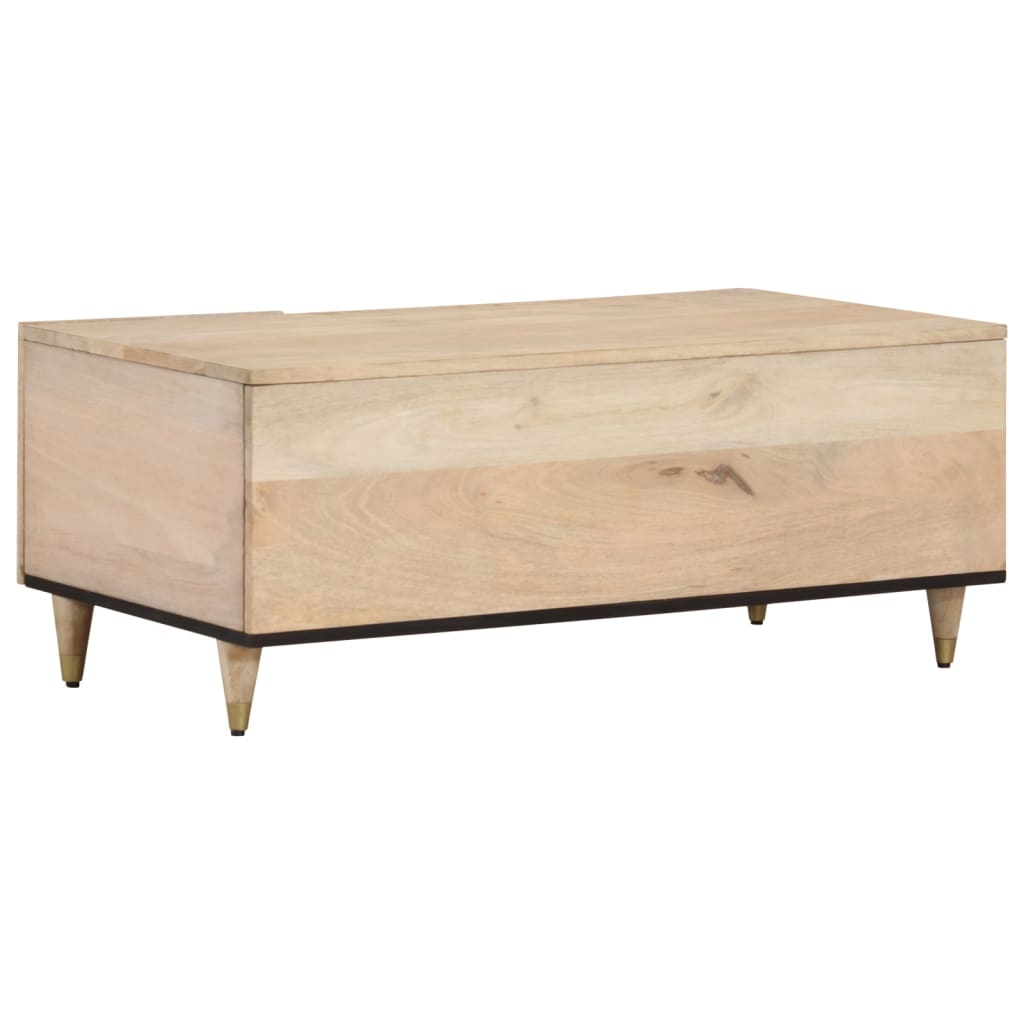 Salontafel 100x54x40 cm massief mangohout Salontafels | Creëer jouw Trendy Thuis | Gratis bezorgd & Retour | Trendy.nl