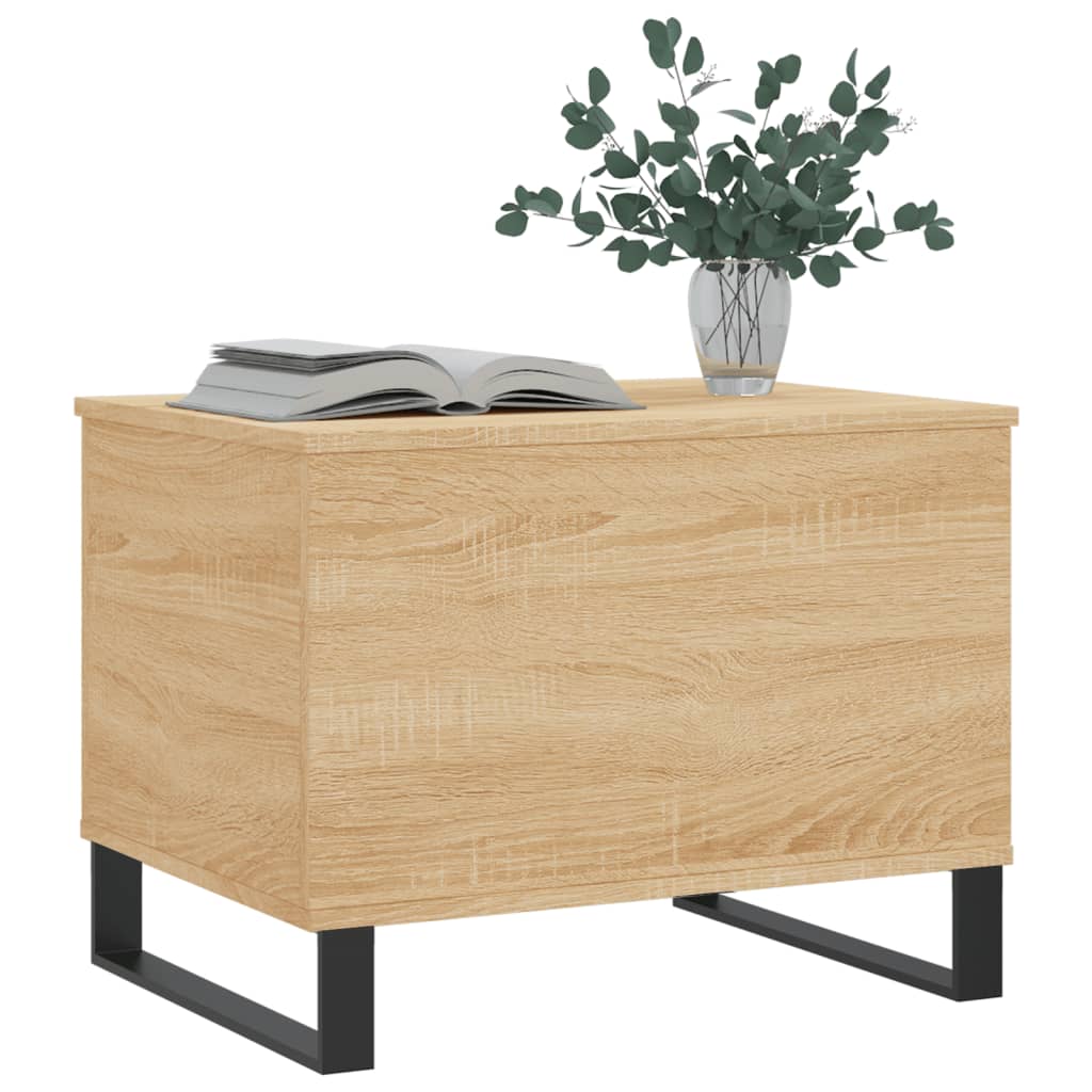 Salontafel 60x44,5x45 cm bewerkt hout sonoma eikenkleurig Salontafels | Creëer jouw Trendy Thuis | Gratis bezorgd & Retour | Trendy.nl