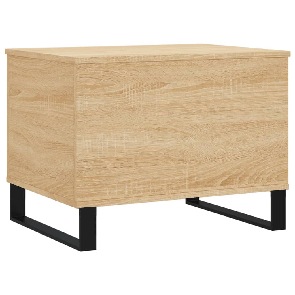 Salontafel 60x44,5x45 cm bewerkt hout sonoma eikenkleurig Salontafels | Creëer jouw Trendy Thuis | Gratis bezorgd & Retour | Trendy.nl