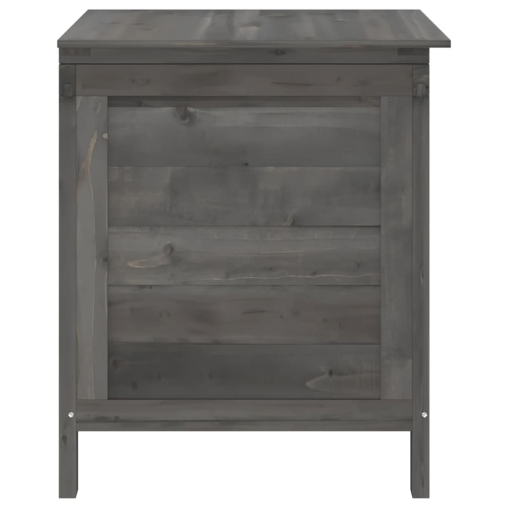 Tuinbox 50x49x56,5 cm massief vurenhout antracietkleurig Opbergboxen voor buiten | Creëer jouw Trendy Thuis | Gratis bezorgd & Retour | Trendy.nl