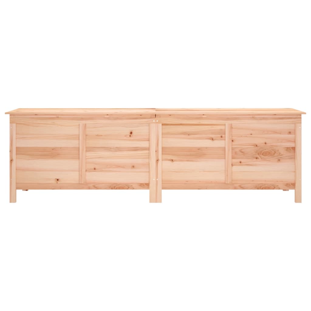 Tuinbox 198,5x50x56,5 cm massief vurenhout Opbergboxen voor buiten | Creëer jouw Trendy Thuis | Gratis bezorgd & Retour | Trendy.nl