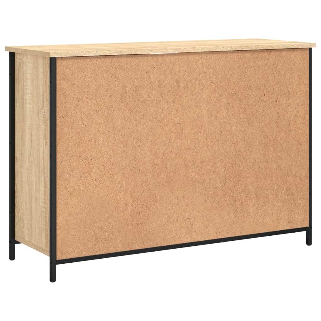 Dressoir 100x35x70 cm bewerkt hout sonoma eikenkleurig Dressoirs & buffetkasten | Creëer jouw Trendy Thuis | Gratis bezorgd & Retour | Trendy.nl