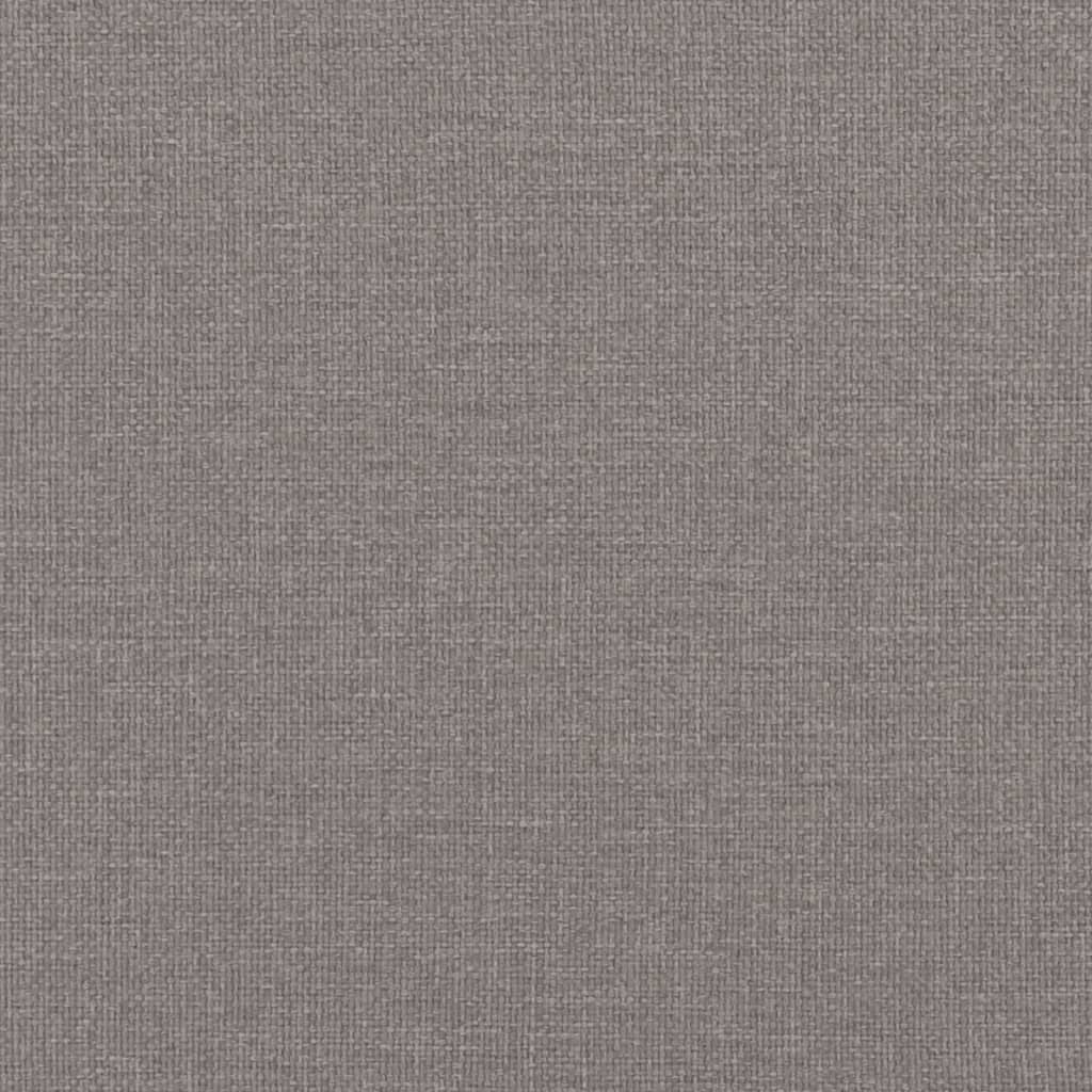 Driezitsbank 180 cm stof taupe