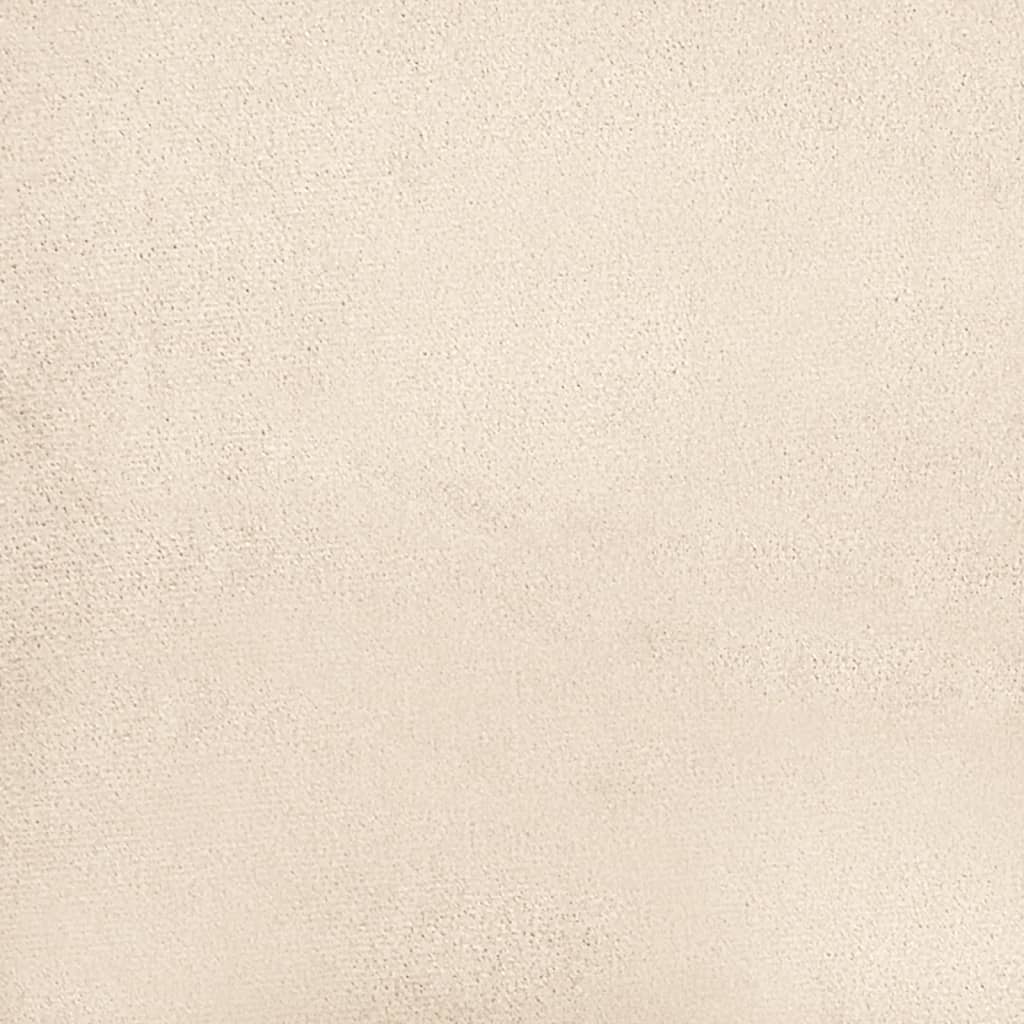 Tweezitsbank 120 cm microvezelstof beige