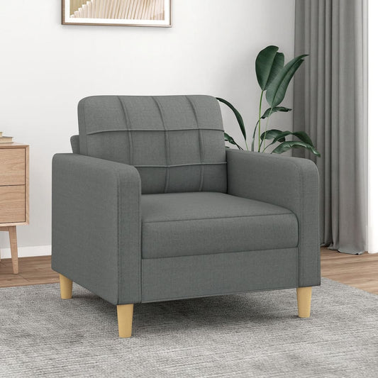 Fauteuil 60 cm stof donkergrijs Banken | Creëer jouw Trendy Thuis | Gratis bezorgd & Retour | Trendy.nl