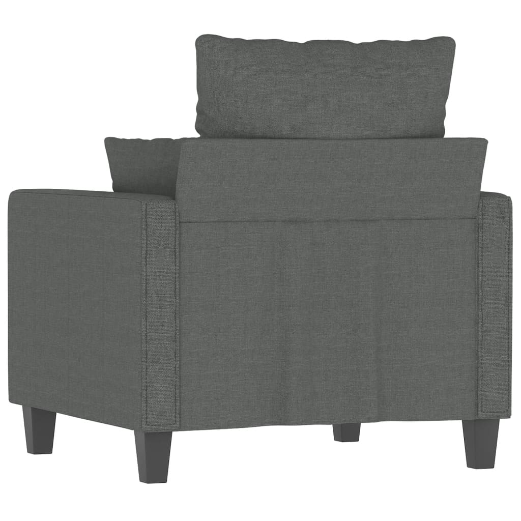 Fauteuil 60 cm stof donkergrijs Banken | Creëer jouw Trendy Thuis | Gratis bezorgd & Retour | Trendy.nl