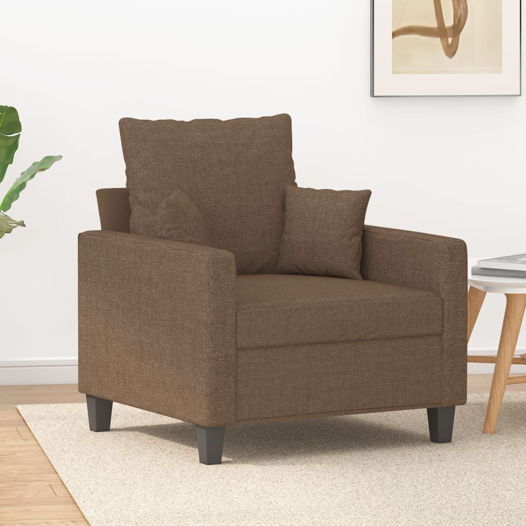 Fauteuil 60 cm stof bruin Banken | Creëer jouw Trendy Thuis | Gratis bezorgd & Retour | Trendy.nl