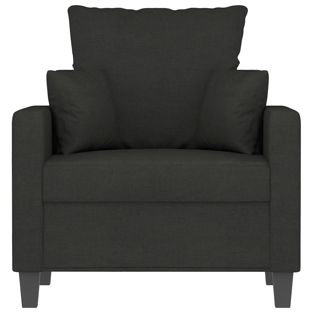 Fauteuil 60 cm stof zwart Banken | Creëer jouw Trendy Thuis | Gratis bezorgd & Retour | Trendy.nl