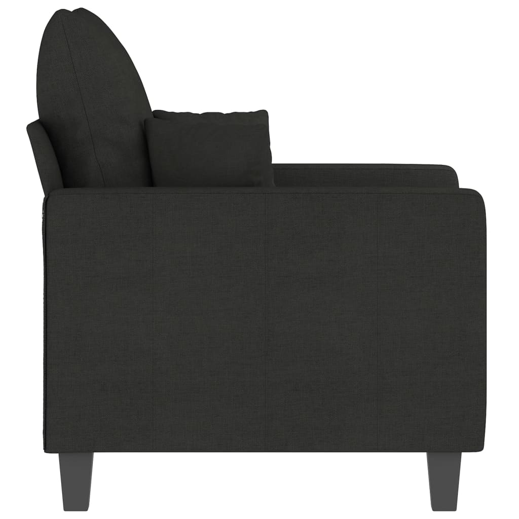 Fauteuil 60 cm stof zwart Banken | Creëer jouw Trendy Thuis | Gratis bezorgd & Retour | Trendy.nl