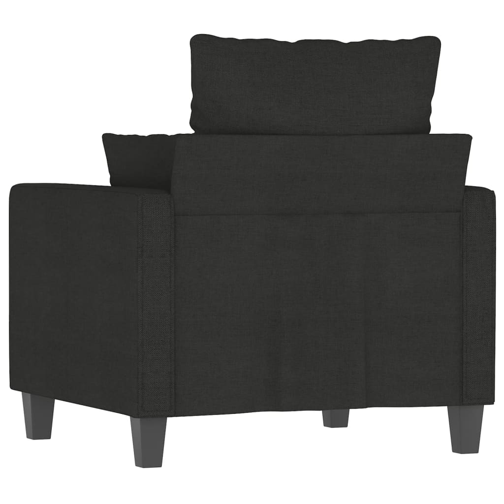 Fauteuil 60 cm stof zwart Banken | Creëer jouw Trendy Thuis | Gratis bezorgd & Retour | Trendy.nl