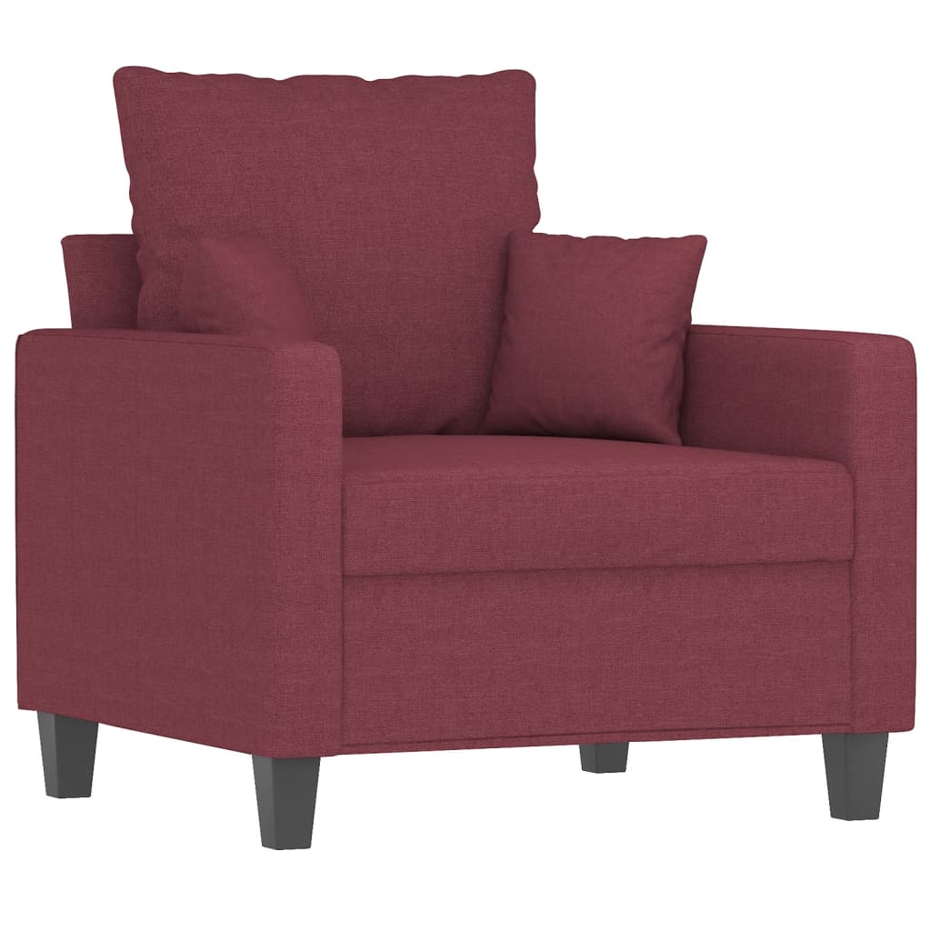 Fauteuil 60 cm stof wijnrood Banken | Creëer jouw Trendy Thuis | Gratis bezorgd & Retour | Trendy.nl