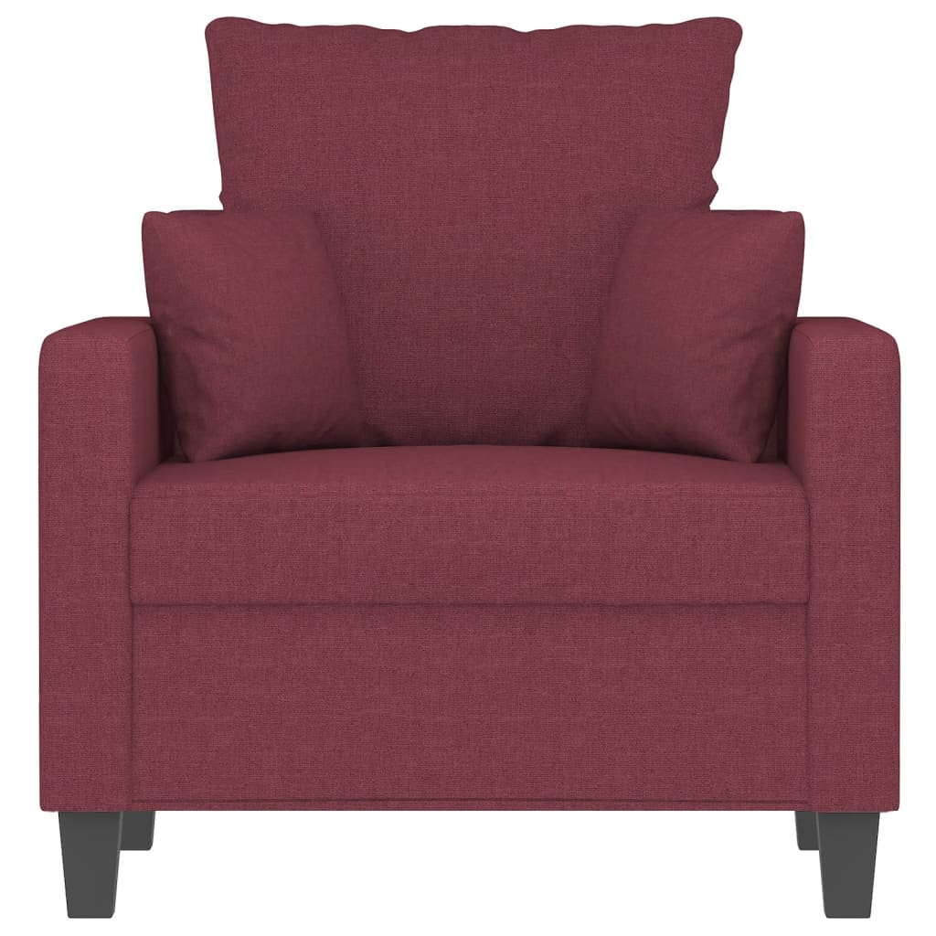 Fauteuil 60 cm stof wijnrood Banken | Creëer jouw Trendy Thuis | Gratis bezorgd & Retour | Trendy.nl