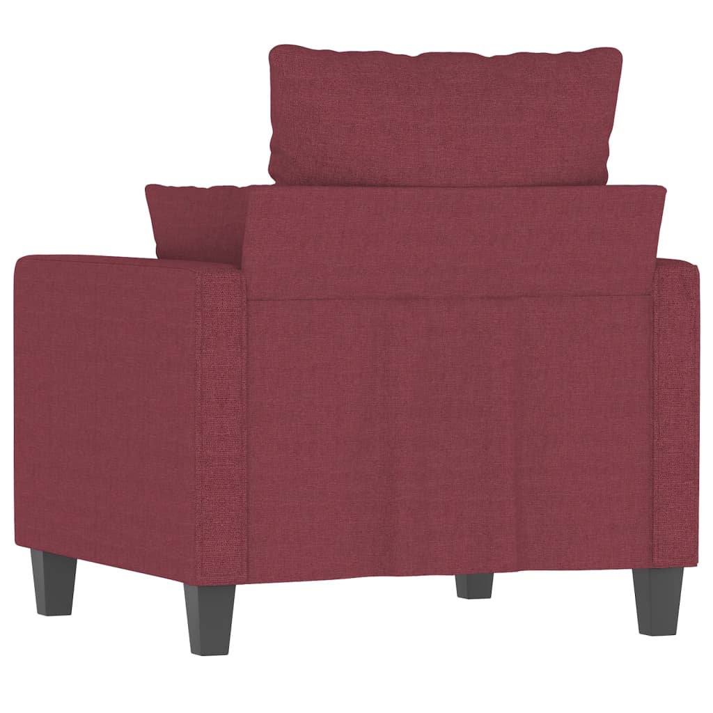 Fauteuil 60 cm stof wijnrood Banken | Creëer jouw Trendy Thuis | Gratis bezorgd & Retour | Trendy.nl