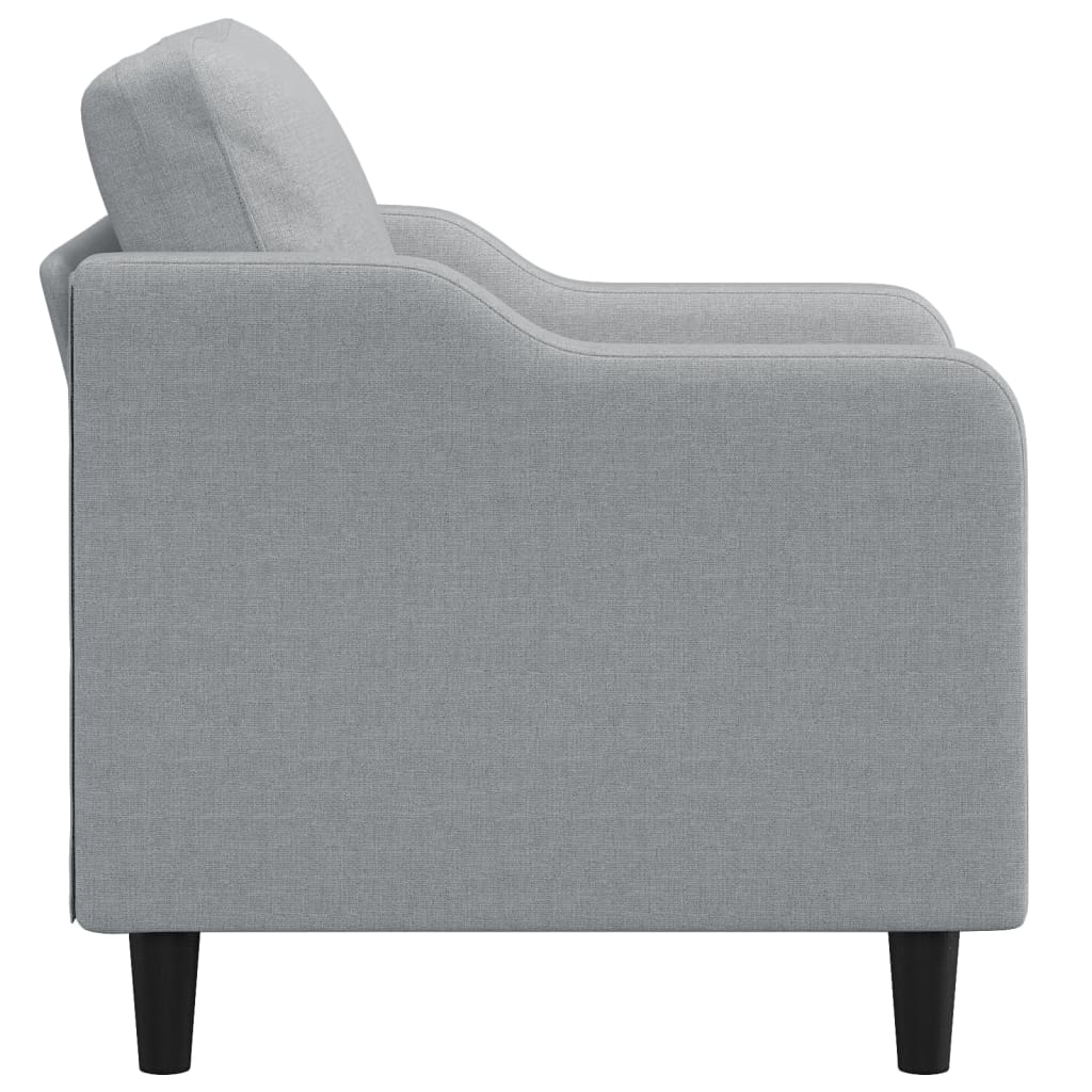 Fauteuil 60 cm stof lichtgrijs Banken | Creëer jouw Trendy Thuis | Gratis bezorgd & Retour | Trendy.nl