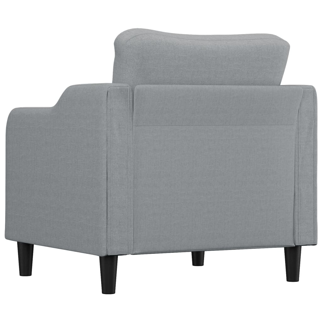 Fauteuil 60 cm stof lichtgrijs Banken | Creëer jouw Trendy Thuis | Gratis bezorgd & Retour | Trendy.nl