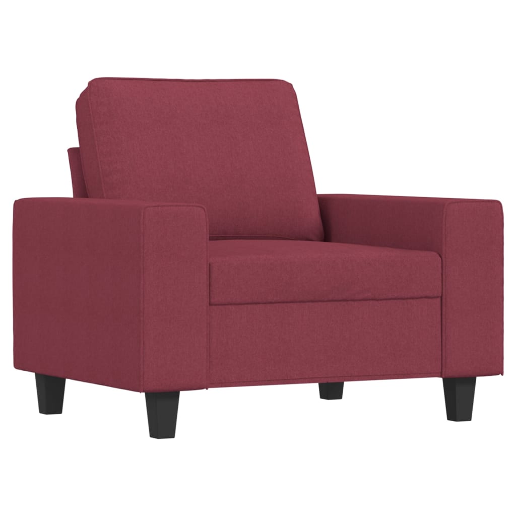 Fauteuil 60 cm stof wijnrood Banken | Creëer jouw Trendy Thuis | Gratis bezorgd & Retour | Trendy.nl