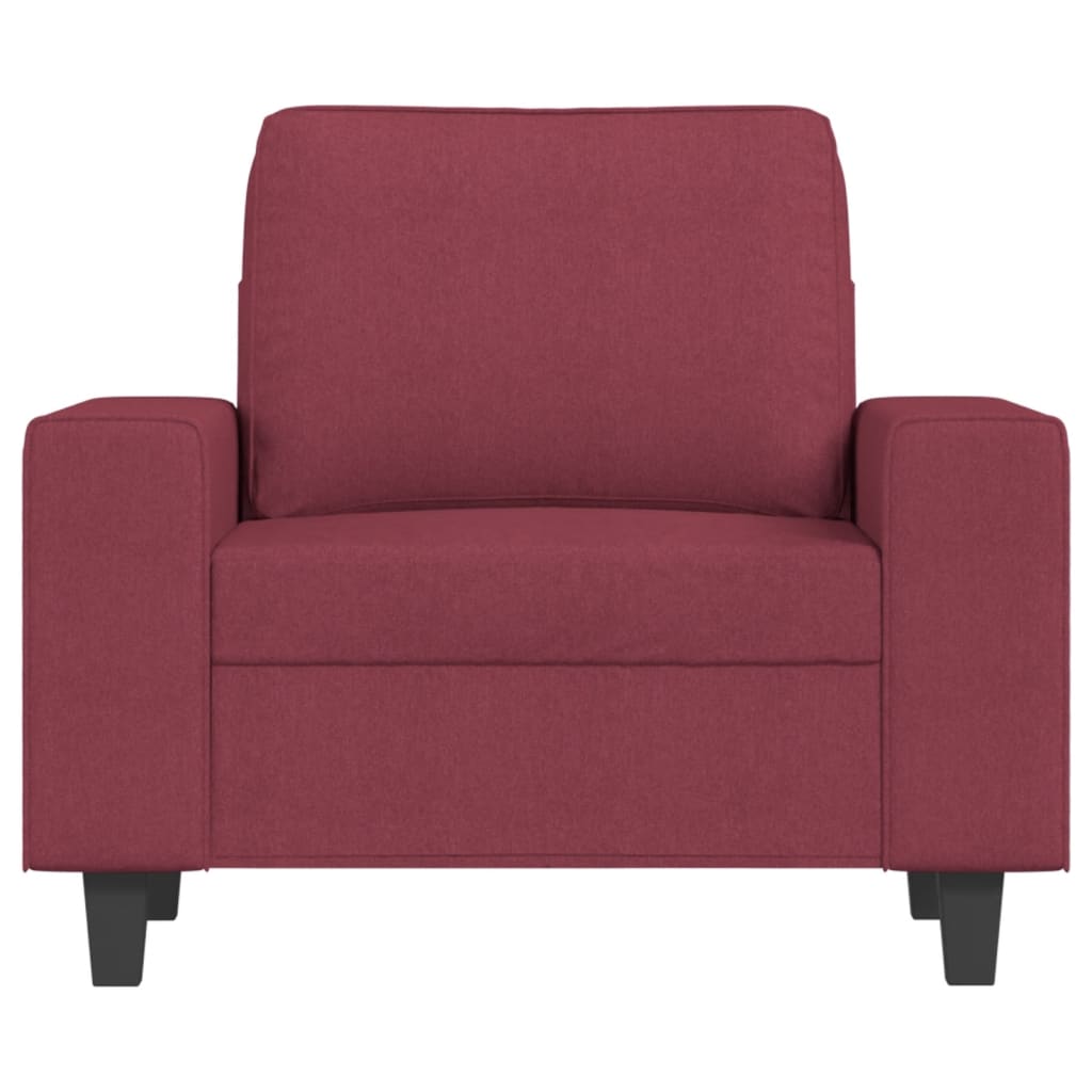 Fauteuil 60 cm stof wijnrood Banken | Creëer jouw Trendy Thuis | Gratis bezorgd & Retour | Trendy.nl