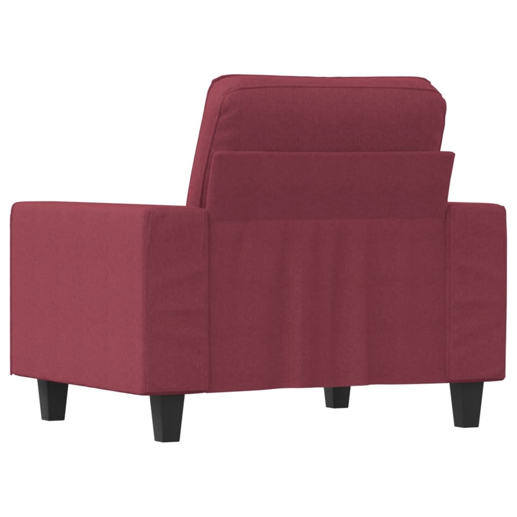 Fauteuil 60 cm stof wijnrood Banken | Creëer jouw Trendy Thuis | Gratis bezorgd & Retour | Trendy.nl