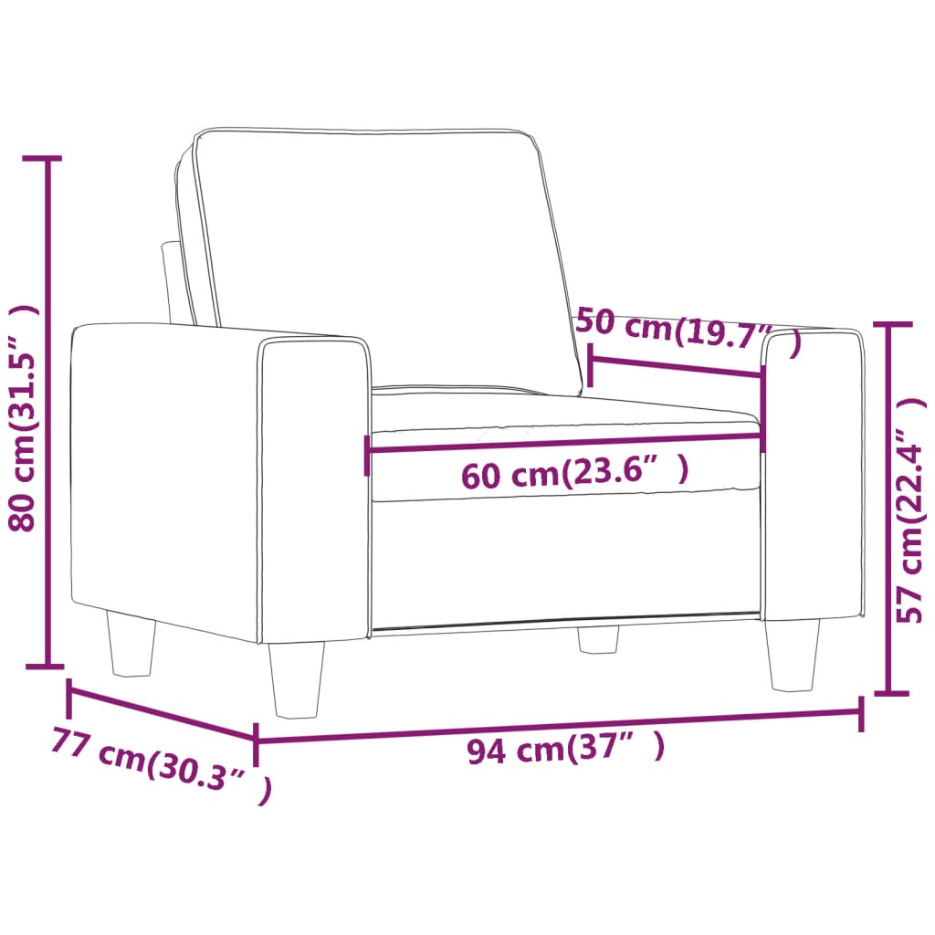 Fauteuil 60 cm stof wijnrood Banken | Creëer jouw Trendy Thuis | Gratis bezorgd & Retour | Trendy.nl